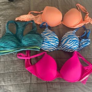 Various Pink Bras